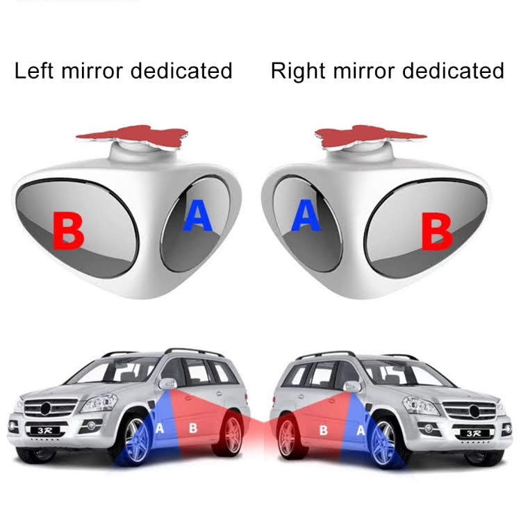 Blind Spot Mirror for Cars, Car Side Mirror Blind Spot Auto Blind Spot Mirrors Wide Angle Mirror Convex Rear View Mirror